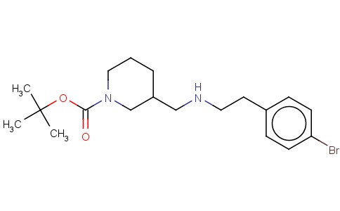 1-BOC-3-[[2-(4-BROMO-PHENYL)-ETHYLAMINO]-METHYL]-PIPERIDINE